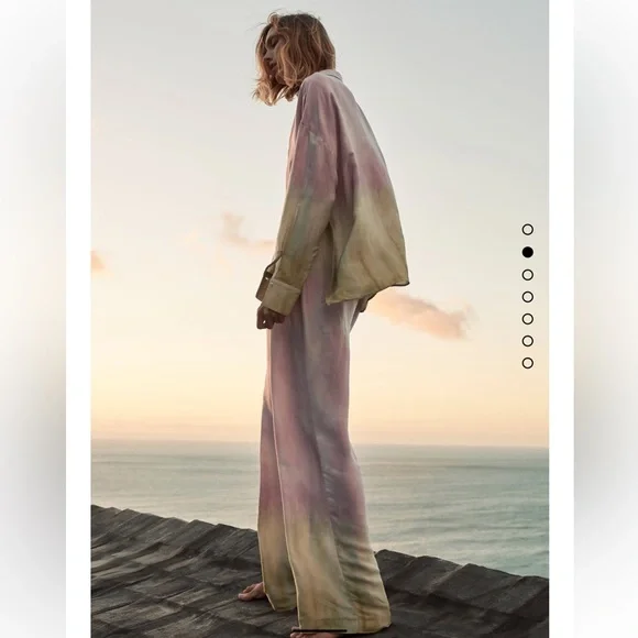 Zara Ombre Pant and Shirt Set - Picture 4 of 16